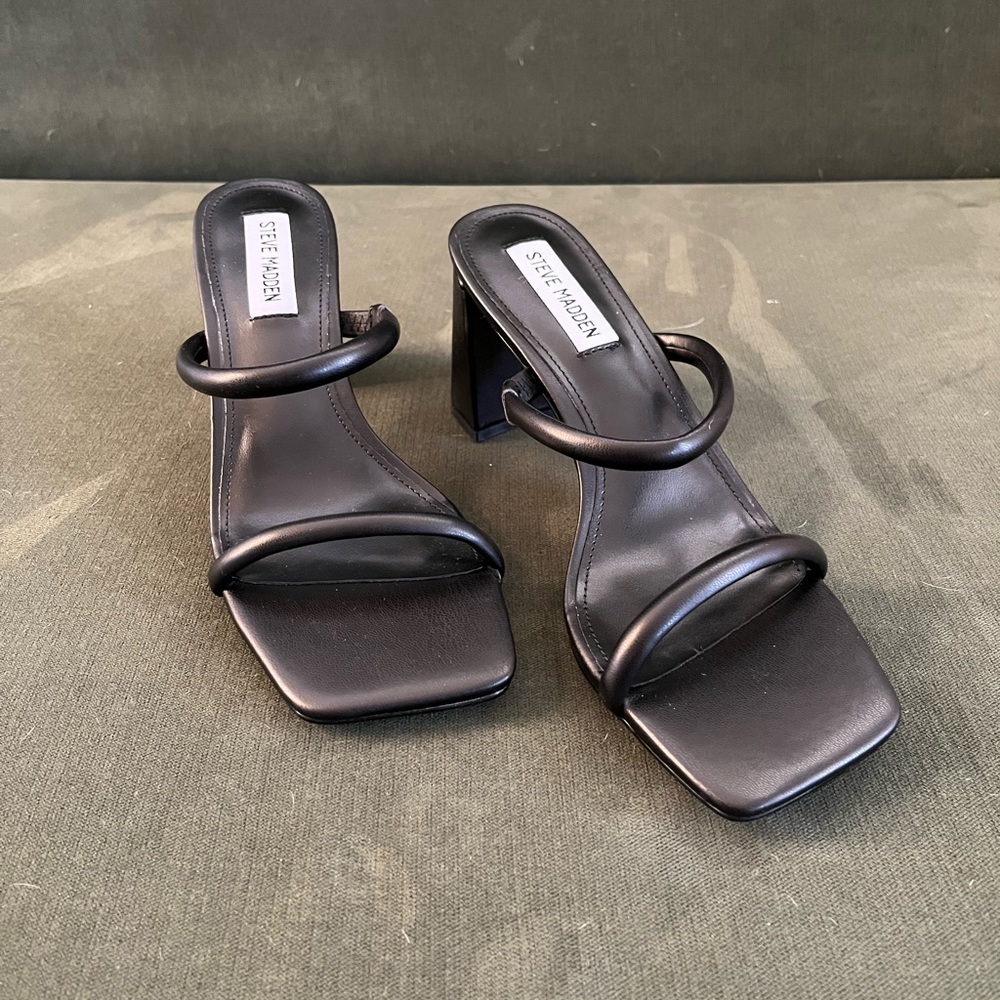 Steve Madden Lilah Black Heels